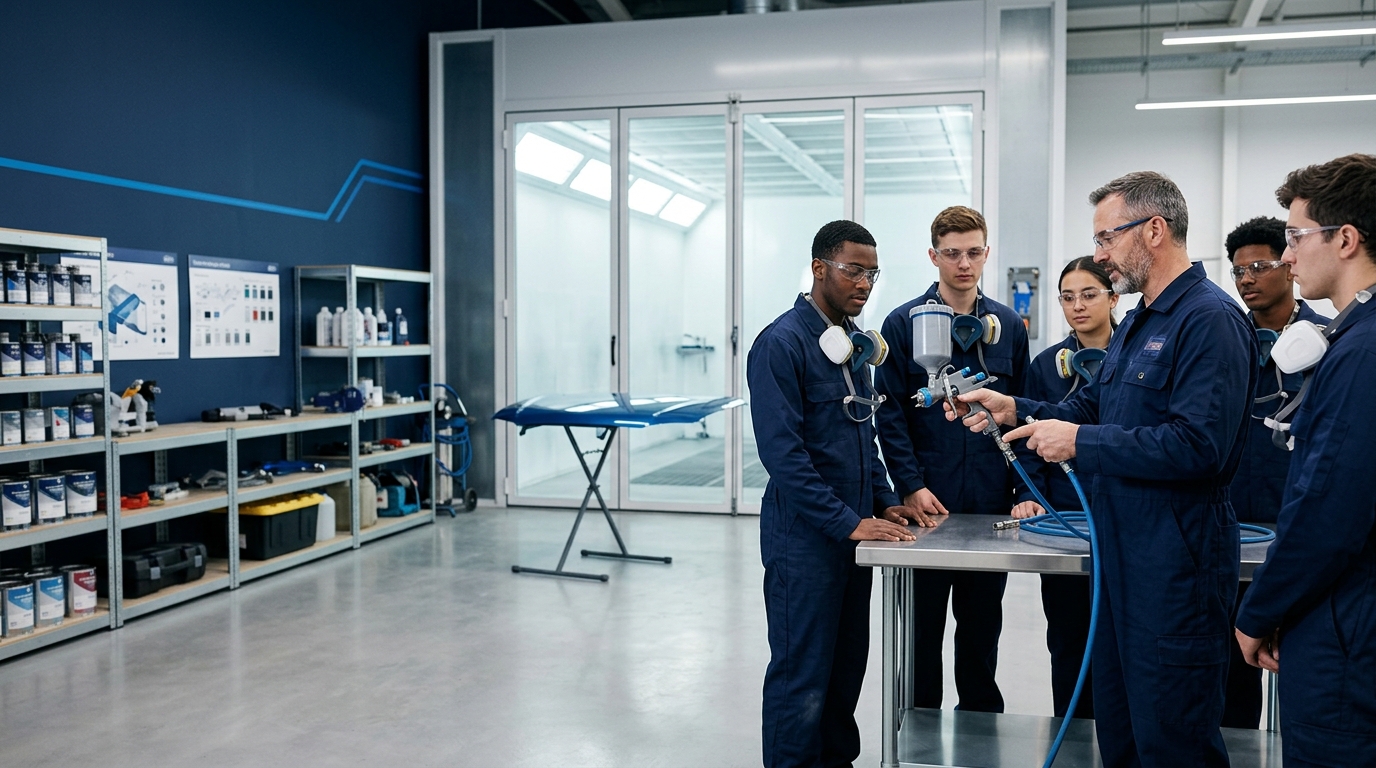 Xpertis Academy — Formación técnica en repintado automotriz